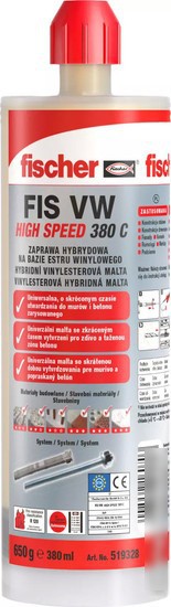 Химический анкер Fischer FIS VW 380 C 519328
