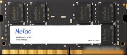 Оперативная память Netac Basic 16GB DDR4 SODIMM PC4-25600 NTBSD4N32SP-16