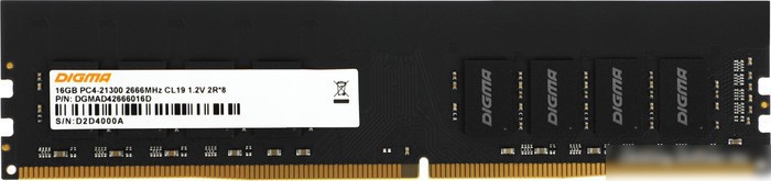Оперативная память Digma 16ГБ DDR4 2666 МГц DGMAD42666016D