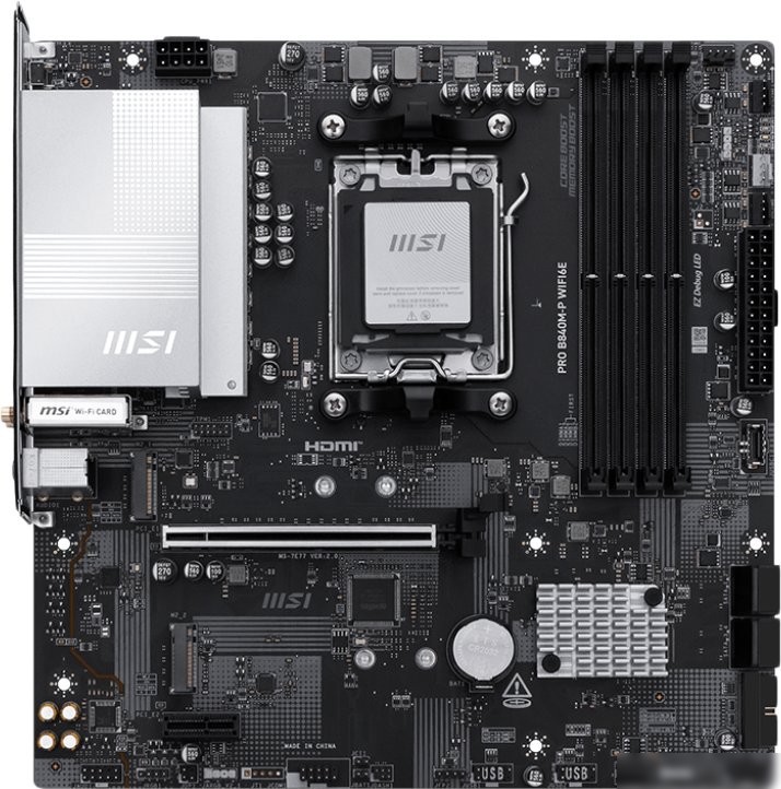 Материнская плата MSI Pro B840M-P WiFi6E