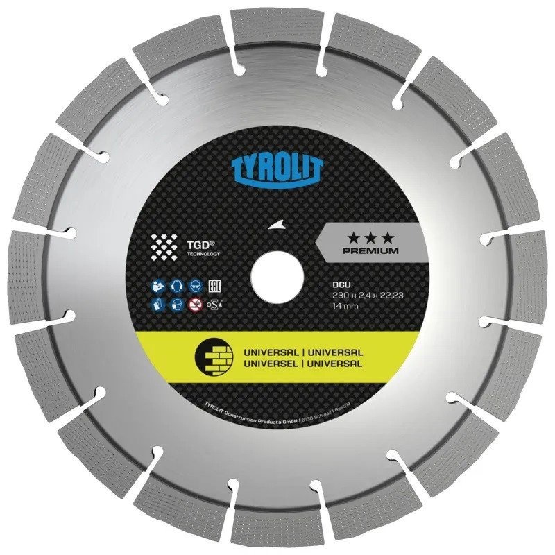 Отрезной диск Tyrolit Premium DCU 230x2.4x22.23 34468871