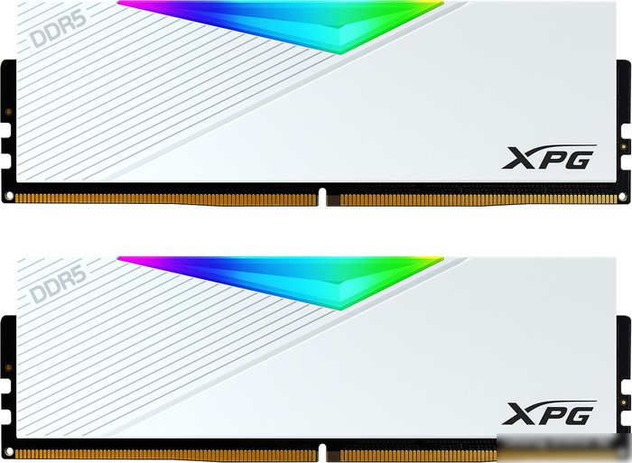 Оперативная память ADATA XPG Lancer RGB 2x16ГБ DDR5 6400МГц AX5U6400C3216G-DCLARWH
