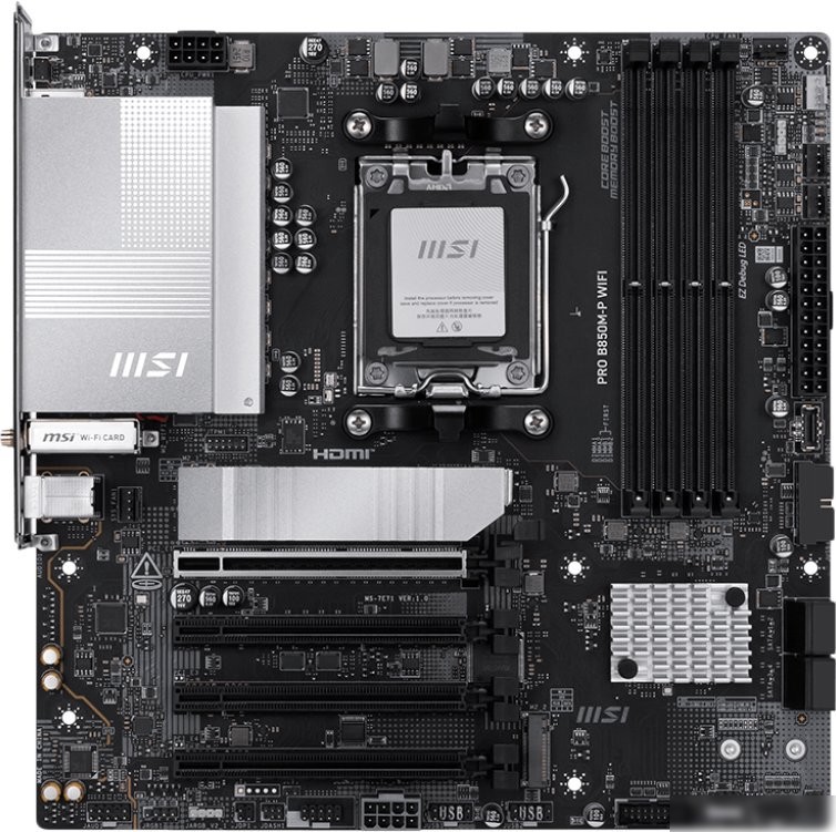 Материнская плата MSI Pro B850M-P WiFi