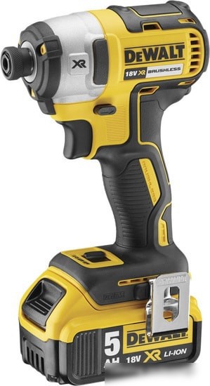 Ударный шуруповерт DeWalt DCF887P2 (с 2-мя АКБ 5 Ah)