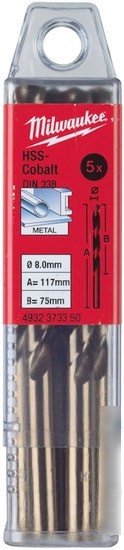 Набор оснастки Milwaukee 4932373360 (5 предметов)