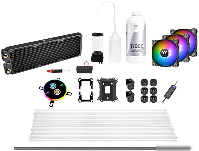Модульная система жидкостного охлаждения Thermaltake Pacific C360 DDC Hard Tube Water Cooling Kit CL-W243-CU12SW-A