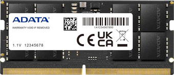 Оперативная память ADATA 16ГБ DDR5 SODIMM 4800 МГц AD5S480016G-S
