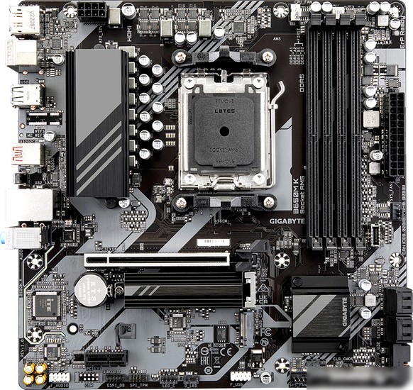 Материнская плата Gigabyte B650M K (rev. 1.0)
