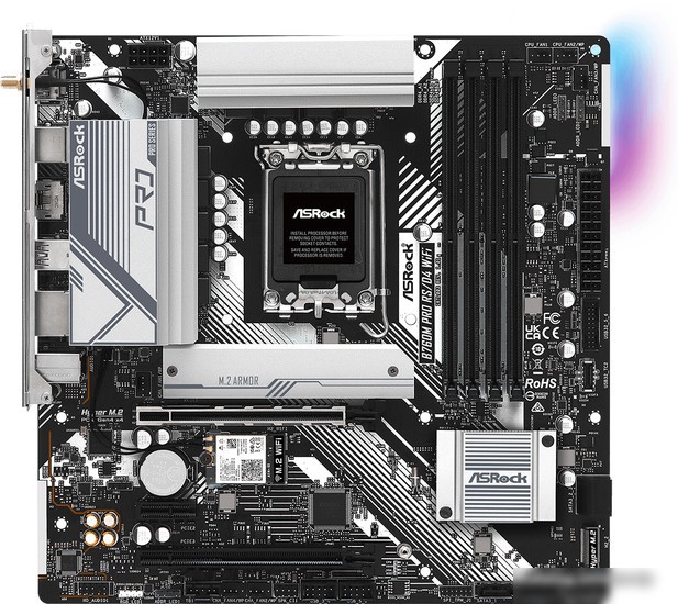 Материнская плата ASRock B760M Pro RS/D4 WiFi