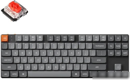 Клавиатура Keychron K1 Max RGB K1M-H1-RU (Gateron Low Profile Red 2.0)