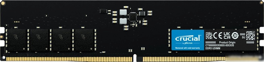 Оперативная память Crucial 8ГБ DDR5 5600 МГц CT8G56C46U5