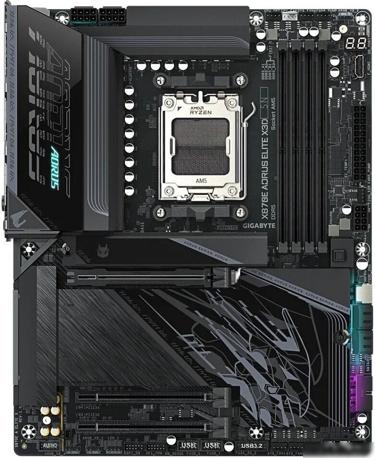 Материнская плата Gigabyte X870E Aorus Elite X3D