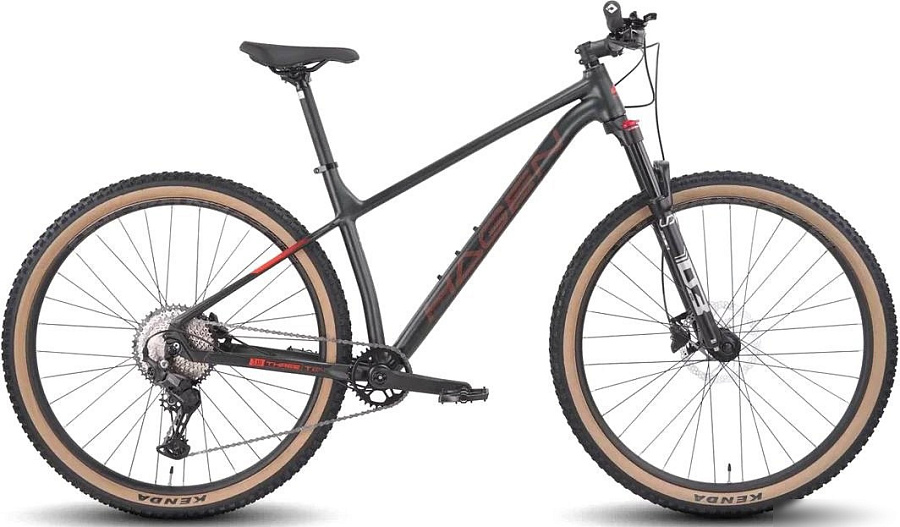 Велосипед Hagen 3.10 L 2025 (черный металлик)