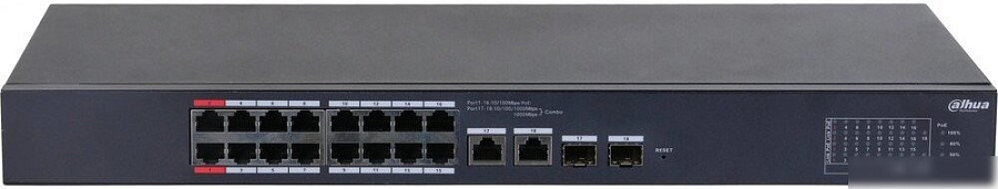 Управляемый коммутатор 2-го уровня Dahua DH-CS4218-16ET-240