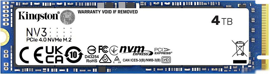SSD Kingston NV3 4TB SNV3S/4000G