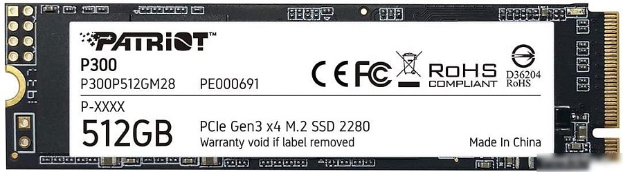 SSD Patriot P300 512GB P300P512GM28