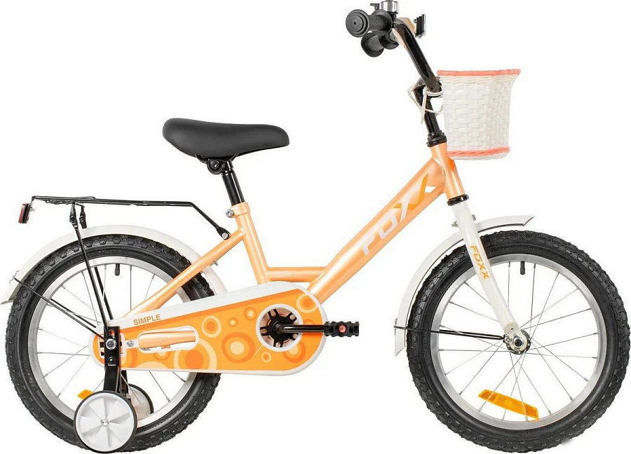 Детский велосипед Foxx Simple 18 2026 184SIMPLE.YE6 (персиковый)