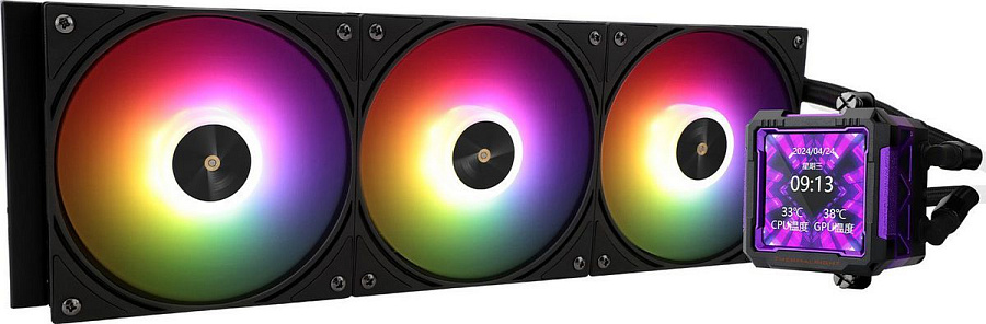 Система жидкостного охлаждения для процессора Thermalright Frozen Warframe Pro 360 ARGB (черный)