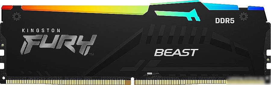 Оперативная память Kingston FURY Beast RGB 8ГБ DDR5 6000МГц KF560C36BBEA-8