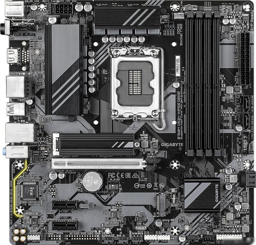 Материнская плата Gigabyte B760M DS3H WiFi6E GEN5