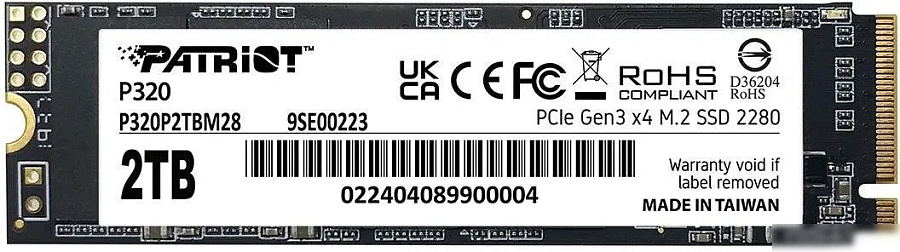 SSD Patriot P320 2TB P320P2TBM28