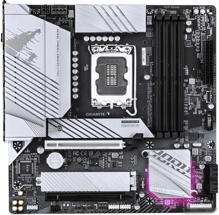 Материнская плата Gigabyte B760M Aorus Elite WiFi6E Gen5