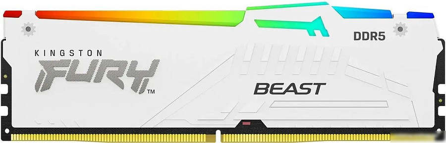 Оперативная память Kingston FURY Beast RGB 16ГБ DDR5 6400 МГц KF564C32BWEA-16