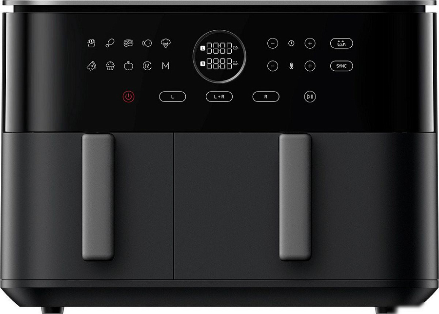 Аэрогриль (аэрофритюрница) Xiaomi Dual Zone Air Fryer 10L MAF-D1001 (евровилка)