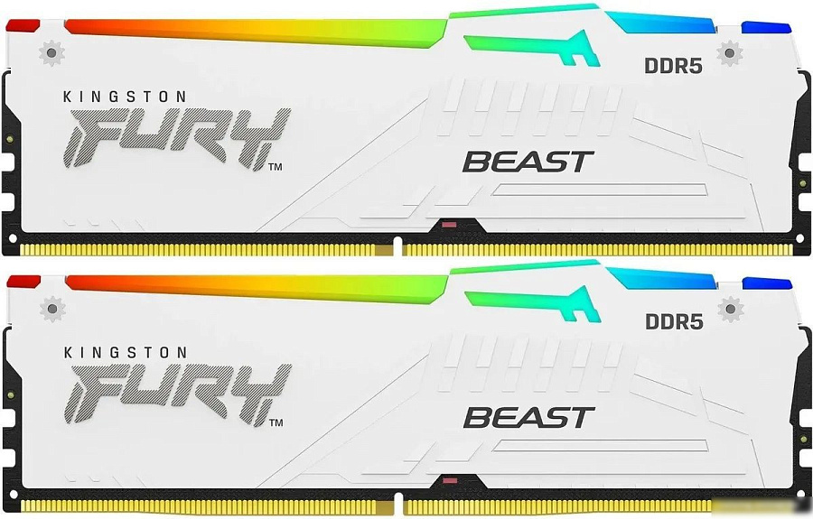 Оперативная память Kingston FURY Beast RGB 2x16ГБ DDR5 6000 МГц KF560C30BWEAK2-32