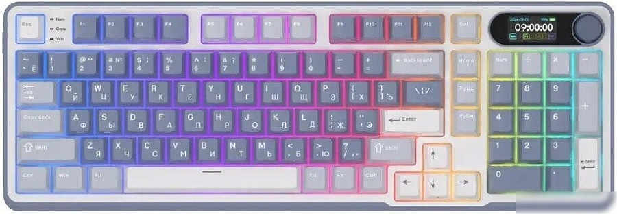 Клавиатура Royal Kludge RK-S98 RGB Ocean Blue (RK Cream)